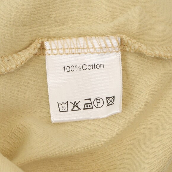 Major Threads Signature Boxed T-Shirt S Cream Basic Logo Tee 100% Cotton NWT - Picture 6 of 7